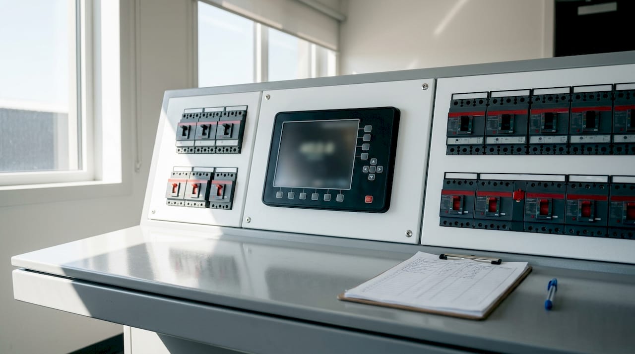 Mine Site Bulk Diesel Management: 2026 Operations Guide 1 Unbranded diesel fuel monitoring device in control room