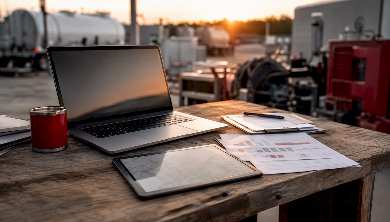 Fleet fuel management workspace with devices