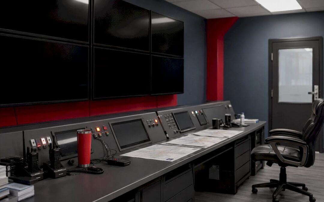 Fuel delivery network control room with digital dashboards
