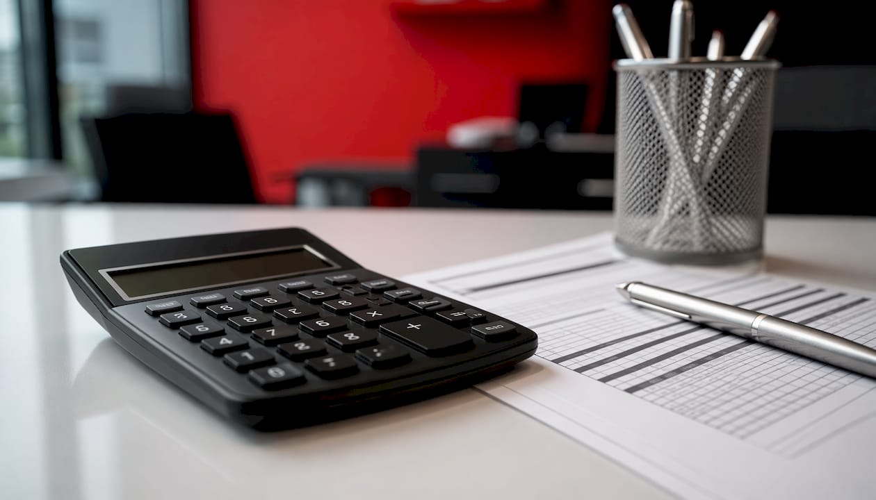 Diesel Pricing Indexes Explained for Operations Managers 1 Calculator and contract pricing papers on desk