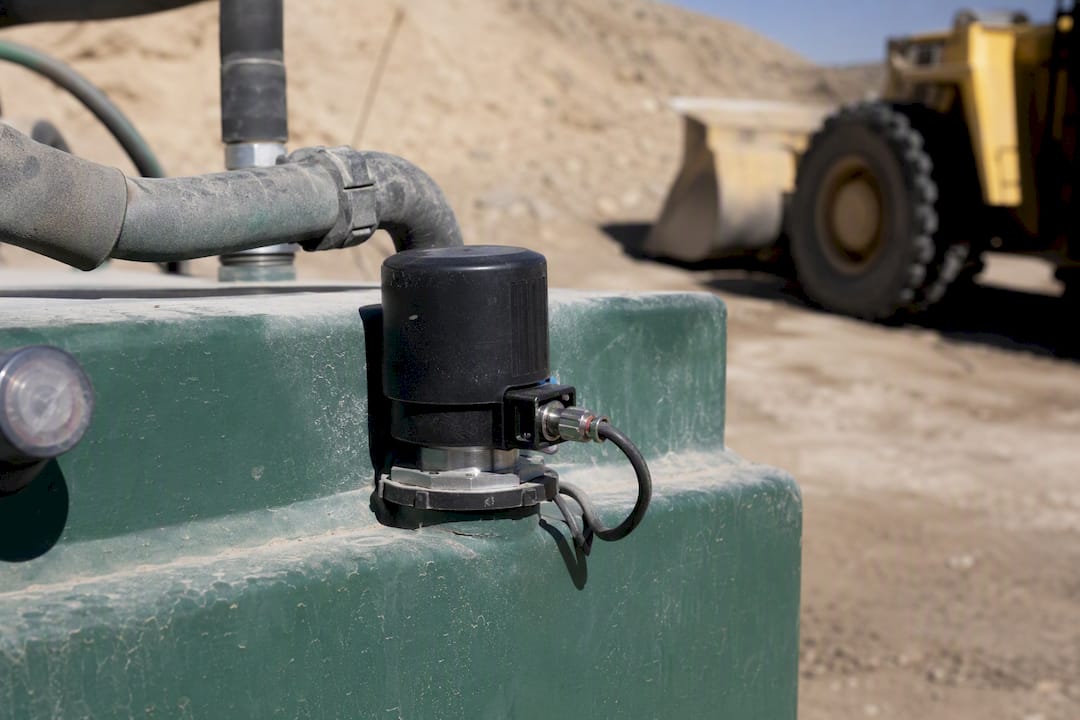 Prevent Fuel Theft: A Fleet Manager's Action Plan 1 Fuel level sensor mounted on slip tank