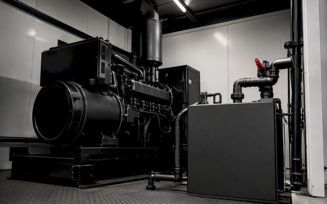 Emergency generator fuel testing enclosure