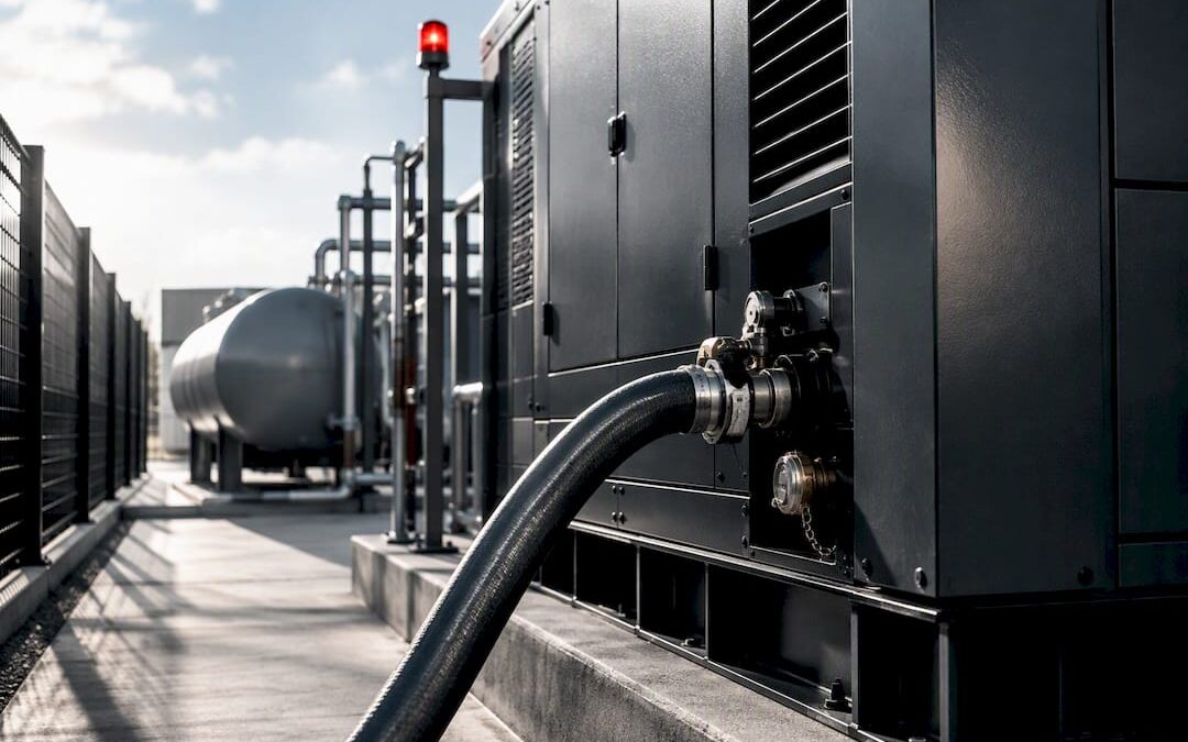 Data center generator fuel connection