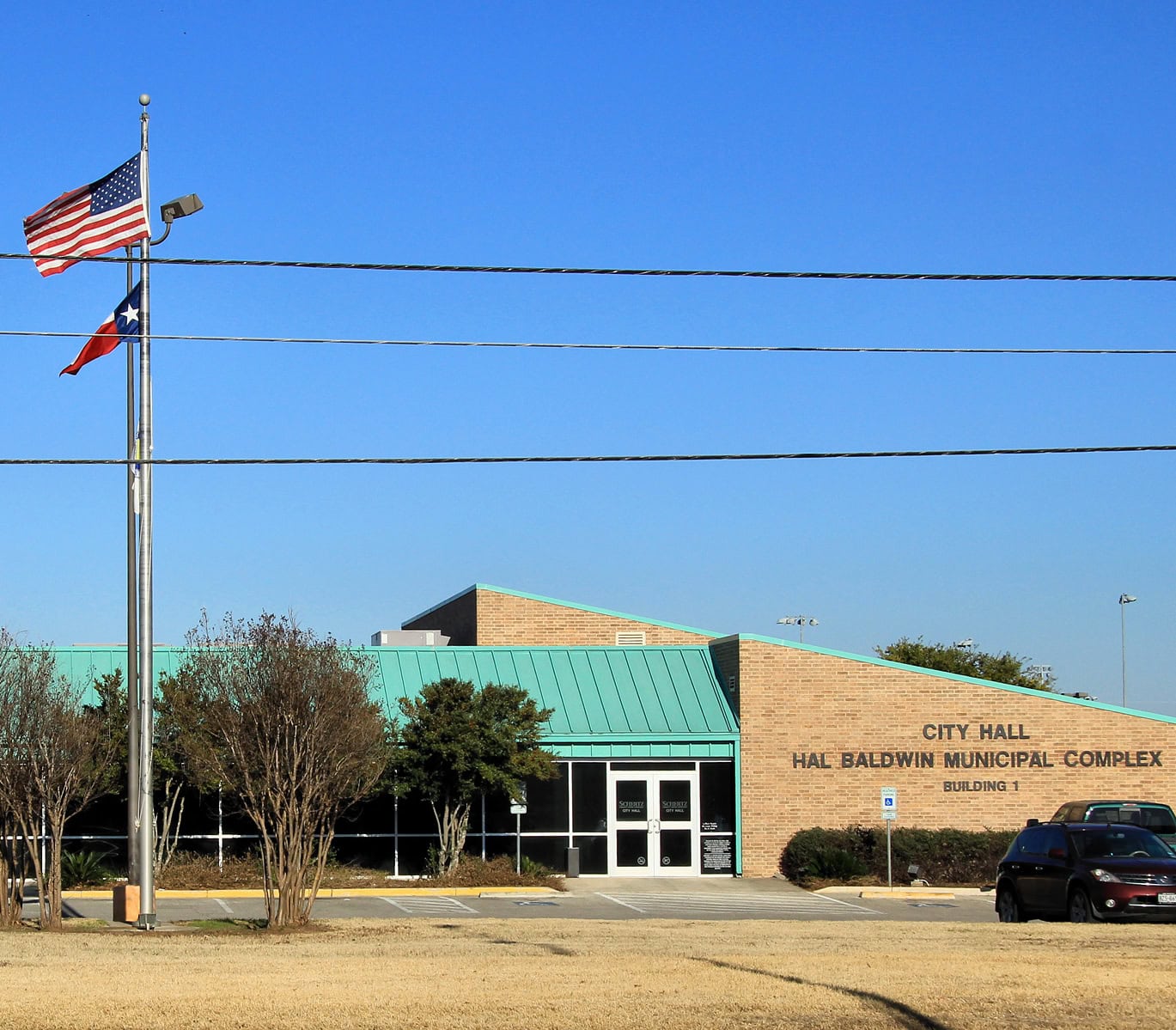 Schertz, TX city hall. Anytime fuel pros delivers diesel across Texas